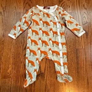 Milkbarn Fox Footie 3-6 Months